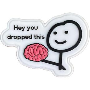KAIF'S Funny Hook & Loop PVC Patch Valcro - Hey You Dropped This Patch - PVC Patches, Humorous Morale Patch for Tactical Backpacks, Hats, Lunch Bags, Vests, Jackets