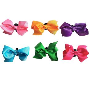 Dog Collar Accessories Bowties Cute Bowknots for Cat Puppy Dogs Collars Grooming Decoration Pack of 6