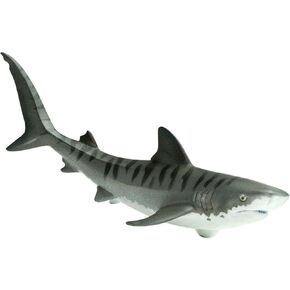 Safari Ltd. Tiger Shark Figurine - Detailed 4.5" Plastic Model Figure - Fun Educational Play Toy for Boys, Girls & Kids Ages 3+
