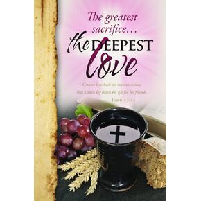 Bulletin - Communion - Deepest Love (Pack Of 100)