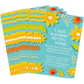 Dicksons Said A Prayer Blue 3 x 2 Cardstock Keepsake Itty Bitty Bookmarks Pack of 24