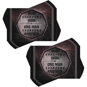 Dicksons Inspirational Itty Bitty Blessing Card Bookmark 3 x 2 Cardstock Iron Sharpens Iron - Pack of 12