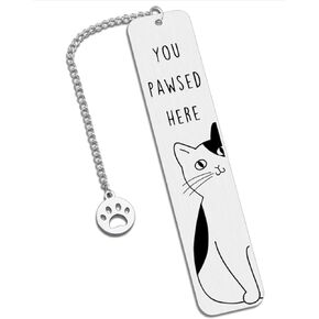 Cat Bookmarks for Reading Women, Cat Bookmarks for Women,Book Marks for Women, Book Lovers Gifts,White Elephant Gifts, Bookmarks for Women, Cat Lover Gifts for Women (CAT-C)