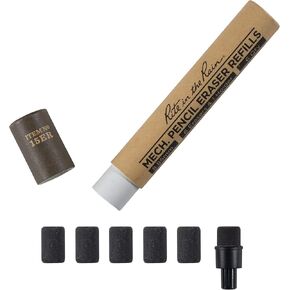 طقوس في مطحنة Rain Weatherprofling Eraser Pack ، 6 عبوات ، تناسب 15 سلسلة في أقلام المطر (رقم 15er)