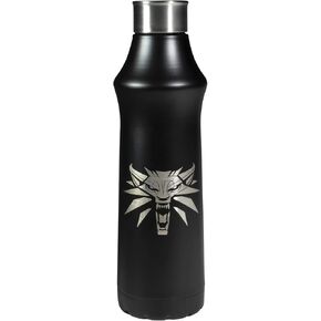 Dark Horse Deluxe The Witcher 3: Wild Hunt Metal Water Bottle, Black