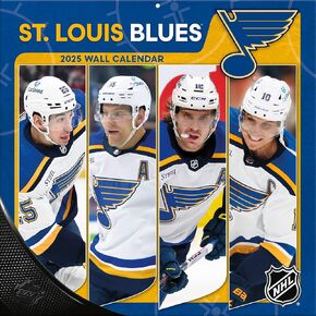 TURNER SPORTS St Louis Blues 2025 12x12 Team Wall Calendar (25998011955)