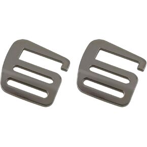 2pcs Adjustable 25mm Buckles for Webbing Slide Buckles G Hook