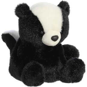 Aurora® Adorable Palm Pals™ Scout Skunk™ Stuffed Animal - Fun Collectible Plush for Kids and Adult Collectors - Perfect for Decorating Rooms and Birthday Gifts - Black 5 Inches