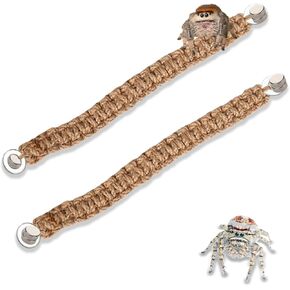 2 Pack Jumping Spider Hide Jumping Spider Accessories, Magnetic Hidden Jumping Spider Habitat Handmade Spider Enclosure Accessories for Jumping Spiders