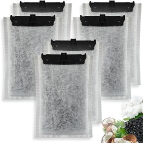 Aquarium Filters Compatible with Tetra Whisper Bio-Bag Filter Cartridges Medium, Assembled Fish Turtle Tank Filters for Tetra Whisper Power Filter 10i IQ10 PF10 & ReptoFilter (M-4 PACK)