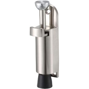 uxcell Kickdown Door Stopper Spring Loaded Foot Pedal Door Stops Holder 112mm Length Silver Tone