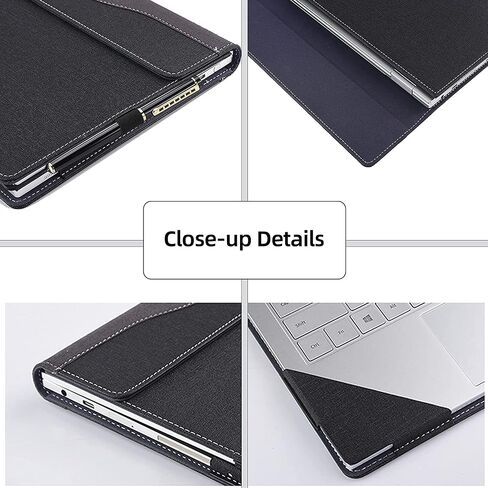 Laptop Case 15.6 Inch for HP EliteBook 650 G9 G10 & EliteBook 655 G9 G10 & EliteBook 850 G8 & EliteBook 855 G8 Laptop Case with Removable PU Leather Case (Dark Gray) in Saudi Arabia