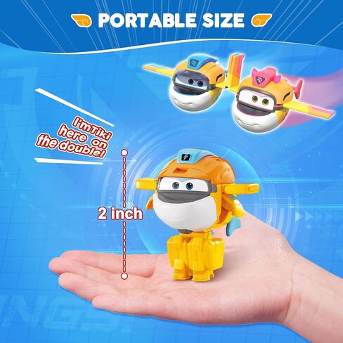 ألعاب Super Wings Transformer ، 2 في Tino Robot Transformer Action ، ألعاب محول الروبوت 2-في الوضع 1 للبنين الفتيات 4-6 6-8 ، ألعاب الطائرات الممتعة للأطفال الصغار الأطفال الذين تتراوح أعمارهم بين 3 4 5 6 7 8 in Kuwait