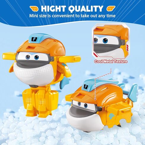 ألعاب Super Wings Transformer ، 2 في Tino Robot Transformer Action ، ألعاب محول الروبوت 2-في الوضع 1 للبنين الفتيات 4-6 6-8 ، ألعاب الطائرات الممتعة للأطفال الصغار الأطفال الذين تتراوح أعمارهم بين 3 4 5 6 7 8 in Kuwait