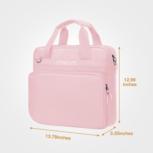 Mosiso 3 Ring Slinder Binder ، 2 بوصة O-Ring Binder Organizer 500 SELETS CATERSIPER TEWSTERT APOCKETS LAGE OFFICE مع حزام المقبض والكتف متوافق مع كمبيوتر محمول/قرص بحجم 13 بوصة ، أسود in Kuwait