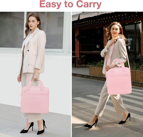 Mosiso 3 Ring Slinder Binder ، 2 بوصة O-Ring Binder Organizer 500 SELETS CATERSIPER TEWSTERT APOCKETS LAGE OFFICE مع حزام المقبض والكتف متوافق مع كمبيوتر محمول/قرص بحجم 13 بوصة ، أسود in Kuwait