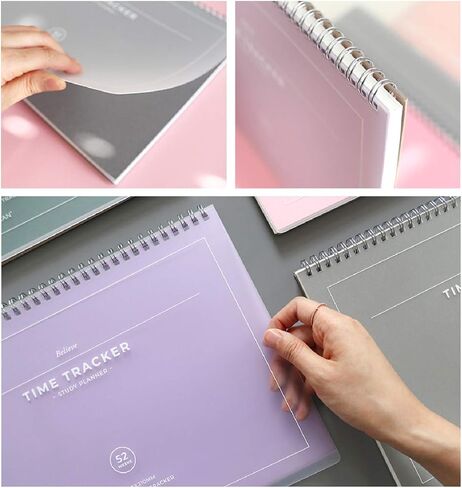 Paperian Believe Time Tracker - A4 Size Wirebound Undated Learning Planner/To Do List/Diary Pine Green in Saudi Arabia
