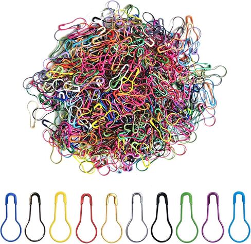 Black Bulb Pins 0.8" Safety Bulb Pins,Gourd Safety Pin Metal Calabash Pins Clothing Tag Pins for Knitting and DIY Project Craft Project,Home Accessories 200pcs in Kuwait