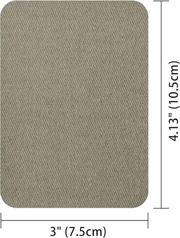 حديد بويت على رقعة الجينز ، الحديد على رقعة الدنيم النسيج ، أقوى غراء بنسبة 100 ٪ من القطن ، 12pcs بقع جين أسود في الداخل (3 "من 4-1/4") in Kuwait