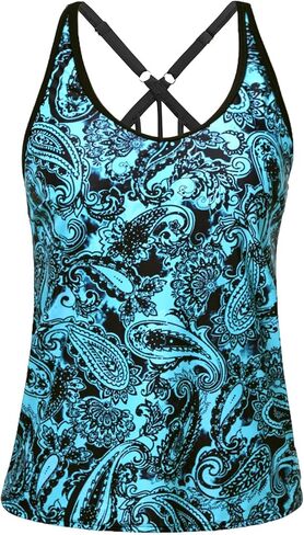 Yonique Womens Tankini Top Only Athletic Swim Top Modest Tankini Swimsuit No Bottom in Kuwait