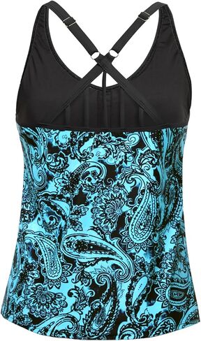 Yonique Womens Tankini Top Only Athletic Swim Top Modest Tankini Swimsuit No Bottom in Kuwait