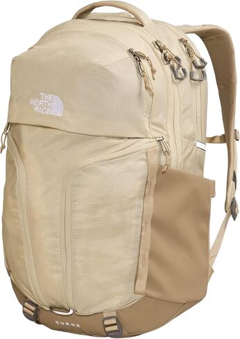 THE NORTH FACE Women's Surge Commuter Laptop Backpack - PFAS Free, Khaki Stone, One Size in Saudi Arabia