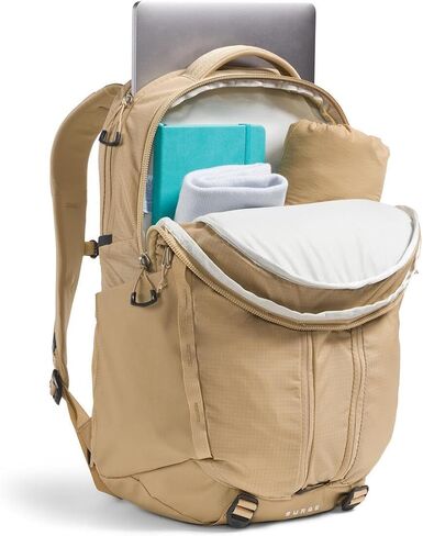 THE NORTH FACE Women's Surge Commuter Laptop Backpack - PFAS Free, Khaki Stone, One Size in Saudi Arabia