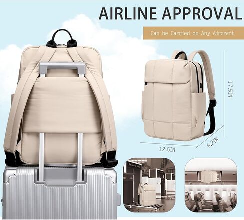 حقيبة الظهر المحمولة المحمولة مبطن 15.6 بوصة مع ثقب شحن USB ، حقائب تحمل سفر محفظة على USB ، حقيبة تحمل على الكتب الكلية المضادة للسرقة ، حقيبة عمل كبيرة من أعمال الكمبيوتر ، أعمال حقيبة دايباكز ، KHAKI in Kuwait