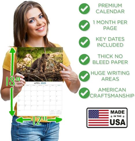 Trump Calendar 2025 Donald Trump Gifts 45 47 President Monthly Wall Calender 12 Month - MAGA - Made In The USA in Saudi Arabia
