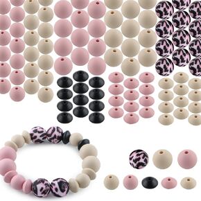 Sunrony 100pcs حبات السيليكون بالجملة 12 مم 15 مم ، وعدس عباد الشمس الأصفر حبات السيليكون لصنع سلسلة المفاتيح وحرف سوار الأقلام in Kuwait
