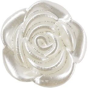 Decorative Resin Rose Sewing Buttons 20 Pcs - 16mm, 21/32"