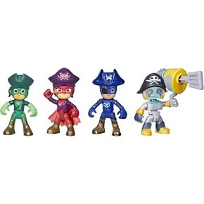 PJ Masks Ahoy Heroes Action Figure Set, Preschool Toy for Kids Ages 3 and Up, Includes 4 Action Figures and 1 Accessory