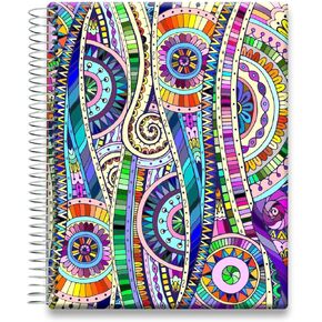 Tools4Wisdom Planner 2025-2026 - April 2025-2026 Calendar - 8.5x11 Inch Hardcover - Monthly Weekly Daily Planner - A5J6 - Abstract