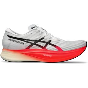 ASICS Unisex METASPEED Edge+ Running Shoes, 7.5, Sky/Hazard Green
