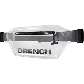 DRENCH 100% Underwater Waterproof Waist Pack. Submersible Waterproof Phone Pouch. Dry Bag for Swimming & Snorkelling. Underwater Phone case. Waterproof Fanny Pack. (Black)