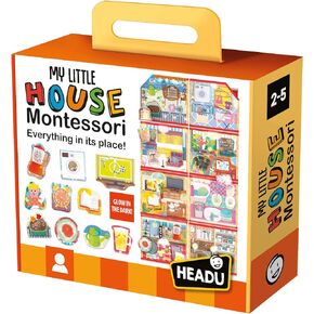 Headu My Little House Montessori, Educational Toys for Boys and Girls Ages 2-5 Years Old, Toddler Learning Toys, Teacher Homeschool Supplies, Birthday