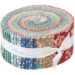 Lori Holt Home Town Rolie Polie 40 2.5-inch Strips Jelly Roll Riley Blake Designs RP-13580-40