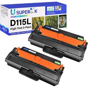 2 Pack Premium High Yield Toner Cartridge Replacement Compatible for Samsung MLT-D115L 115L MLT-D115S Work with Xpress SL-M2830DW SL-M2870FW SL-M2820DW M2880FW SL-M2620 M2670 Printers