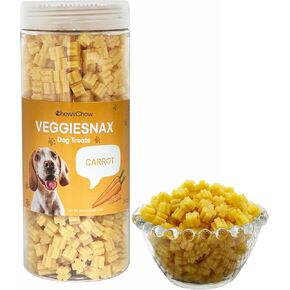 Veggiesnax for Premium Organic Vegan Dog Treats Natural Soft Chews Training Snacks Healthy Huge Container, 35.3 oz.(1kg) (35.3oz, Sweet Pumpkin)