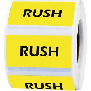 Rush Shipping Label Stickers 1×2 Inch Special Handling Instructions Shipping Mailing Stickers(Pack-500)
