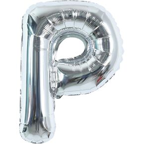 TONIFUL 40 Inch Large Silver Letter S Balloons Helium Balloons,Foil Mylar Big Letter Balloons for Birthday Party Anniversary Supplies Decorations