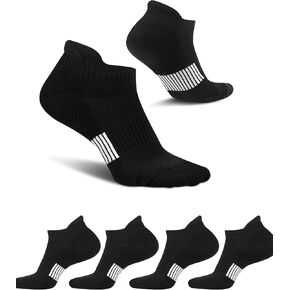 Amutost Ankle Socks Womens Athletic Running Comfort No Show Socks Cushioned 3-6Pairs in Kuwait