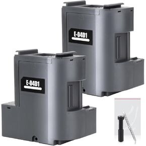 T04D1 T04D100 Ink Maintenance Box for ET2760 ET-15000 ET-3760 ET-4750 ET-3750 ET-4760, XP-5100 ET-3710 ET-5150 ET-3830 ET2720 ET2750 Printers (T04D100/ E-04D1 / EWMB2) (2-Pack)