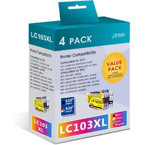LC404 LC 404 MFC-J1205W Printer Ink Cartridges for Brother Mfc-j1205W for Brother LC404 Black LC404BK LC404BKS Ink Cartridge High Yield Compatible for Brother MFC J1205W MFC-J1215W