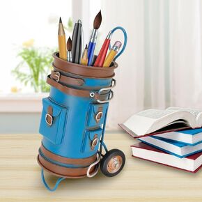 Roykaw Golf Pen Holder for Men Women,Unique Retro Style Iron Craft, and Golf Office Decor for Golfers/Father/Husband/Boyfriend