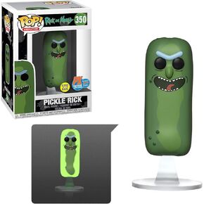 Funko San Diego Comic-Con 2019 Pop! Rick & Morty: Pickle Rick Glow-in The-Dark Vinyl Figure, Multicolor, 3.75"