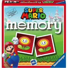 Ravensburger - Memory Super Mario, Board Game, Memory Game for Children 3 Years or Older, 48 Cards, 2 to 6 Players, Italian Version
