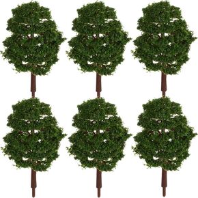 DOITOOL 20 Pieces Model Trees DIY Model Train Scenery Miniature Trees Diorama Trees Artificial Model Trees Railroad Scenery Architecture Trees Model, 9cm Model Trees