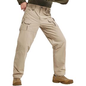 Men's Quick Dry Cargo Pants Water Resistant Tactical Pants Lightweight Stretch Outdoor Work Hiking Pants in Kuwait
