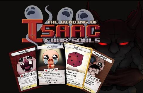 ربط Isaac: Four Souls+ (الإصدار الثاني) - التوسع ، لعبة بطاقة الإستراتيجية ، مرخص رسميًا ، تتراوح أعمارهم بين 13+ ، 1-4 لاعبين ، 30 دقيقة in Kuwait